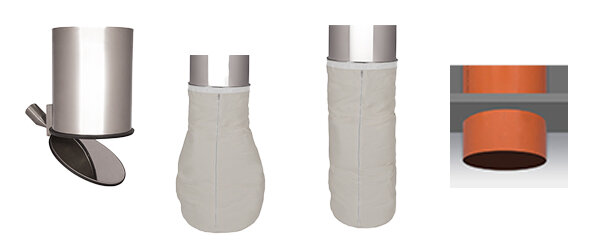 Komplett-Set 3 PVC 285: Automatikklappe oder Wäschesack