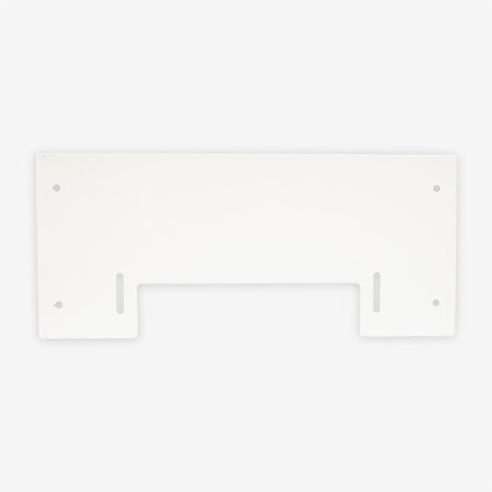 Rahmenblende für Montagebox - METALL (Weiß)