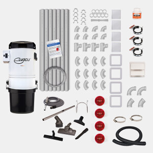 Komplett-Set: SMALL 2 - 4 Saugdosen - 12 m Saugschlauch