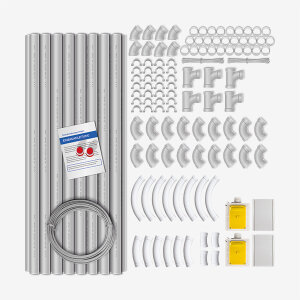 Komplett-Set: MEDIUM 3 (RETRAFLEX) - 2 Saugdose 9 m Saugschlauch