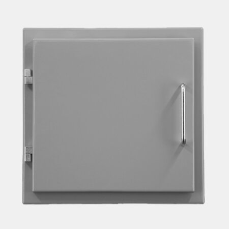 Einwurftür Easy-Line DN280 - Staubgrau